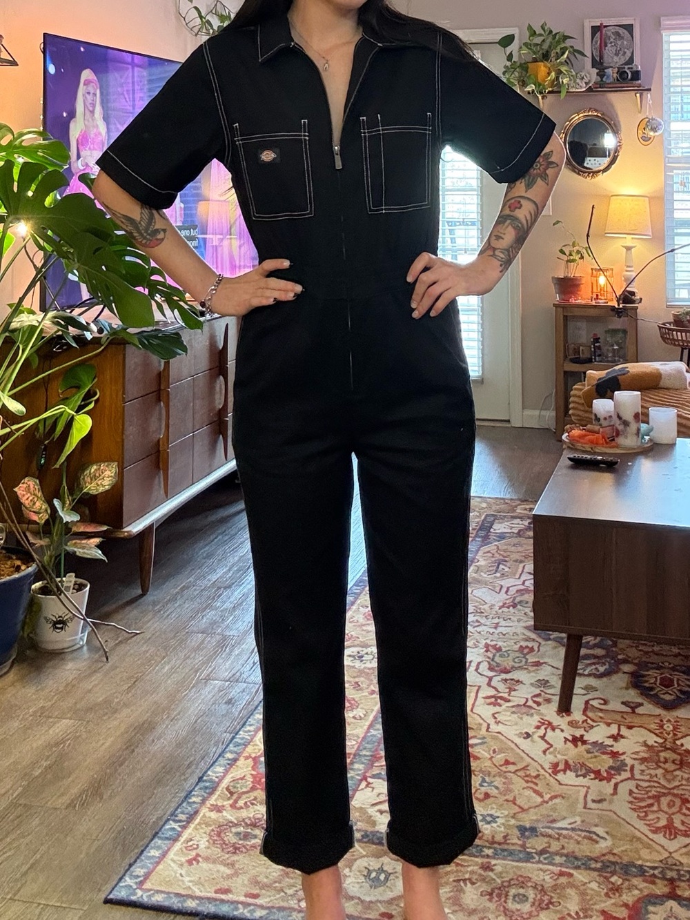 Dickies black jumpsuit